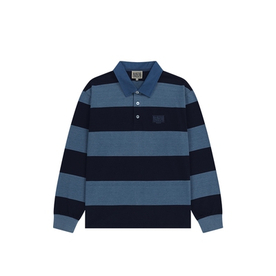 MARITHE水洗牛仔长袖T恤