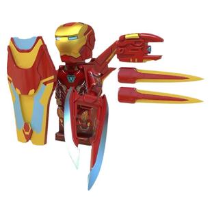 中国积木超英复仇者联盟钢铁侠惊奇灭霸绿巨美国队长拼装人仔积木