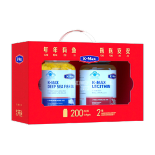 【礼盒装】康麦斯降血脂深海鱼油男女中老年成人保健品送长辈