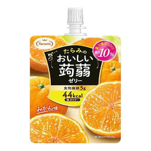 6包包邮现货日本多良见tarami蒟蒻吸吸果冻低卡水蜜桃味魔芋布丁