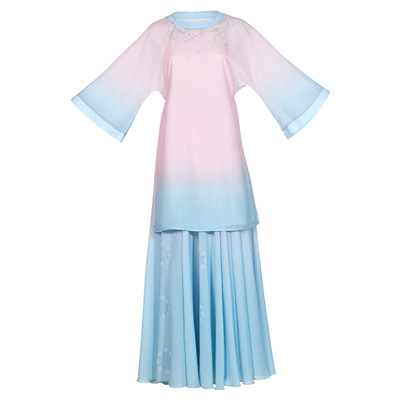 诗意花朵如梦令国风舞蹈服套装