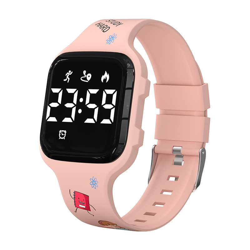 儿童手表女孩只看时间3岁女童防水小学生电子表六一儿童节礼物