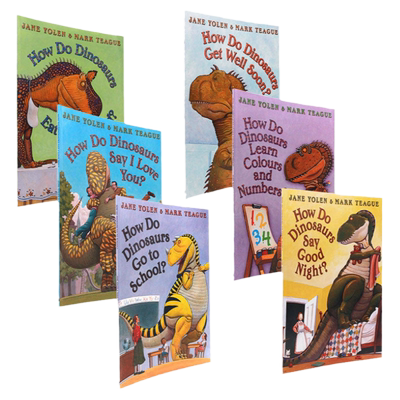 家有恐龙6册英文原版绘本