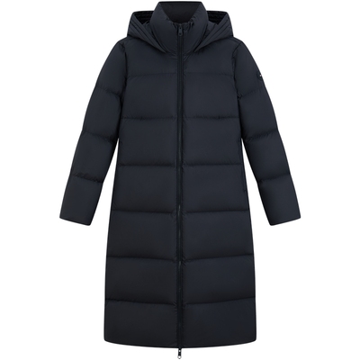 Tommy女装90绒中长款连帽羽绒服