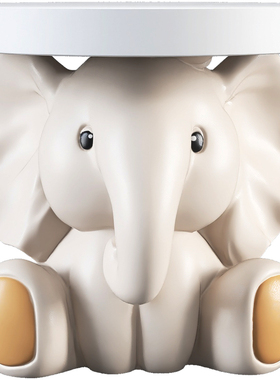 安妮拾光创意大象落地摆件饰品