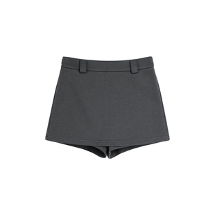 MULVAN 白色短裙裤女新款高腰显瘦防走光百搭气质a字半身裙