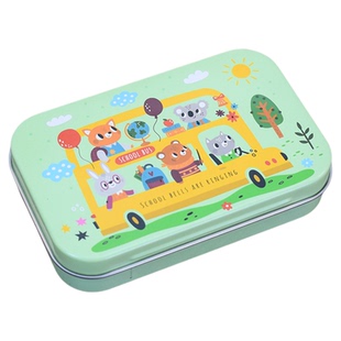马口铁盒U盘金属包装盒连体翻盖收纳盒药盒首饰礼品糖盒随身便携