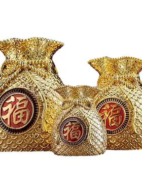 存钱罐客厅摆件黎采铜