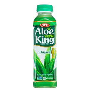 OKF韩国进口库拉索芦荟饮料500ml0脂低糖无糖aloe vera