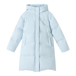 笛莎童装女童羽绒服冬季新款儿童女孩中大童加厚加长款外套过膝