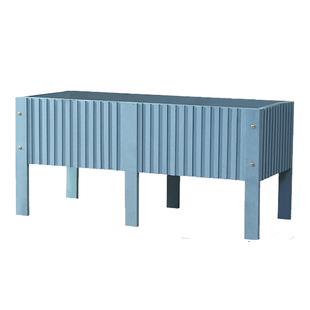 阳台长方形花盆种植箱防腐木种菜盆室内高脚落地植物花槽户外花箱