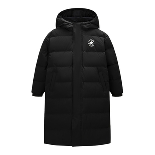 匡威儿童装男童长款羽绒服2025冬季新款中大童抗寒防风保暖外套潮