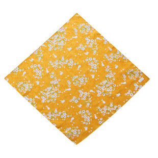 日本进口和风女士手帕 手绢 纯棉薄款柔软手帕小方巾花间兔唯美