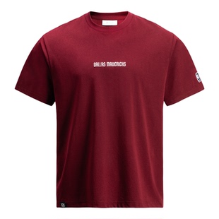 【马年系列】NBA ATELIER独行侠队莱赛尔棉t恤男美式复古短袖上衣