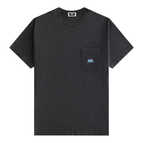 kith Treats Cake Tee蛋糕印花口袋短袖圆领重磅水洗T恤男情侣款