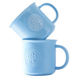 九木杂物社吸管玻璃水杯大容量女大容量夏季保温咖啡杯蓝色杯子