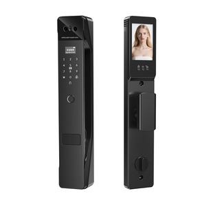霸王锁体智能锁指纹锁密码锁入户门带监控远程可视全自动门锁监控