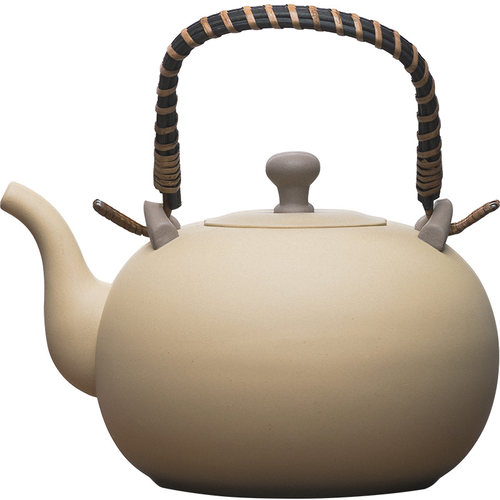 日式紫砂提梁壶煮茶壶陶瓷烧水壶煮茶器陶壶炭炉大号家用功夫茶具