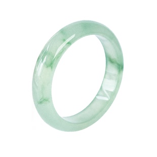 仟喜梵【缅甸直发】高端翡翠玉手镯子女款晴水冰种飘花正品玉处理