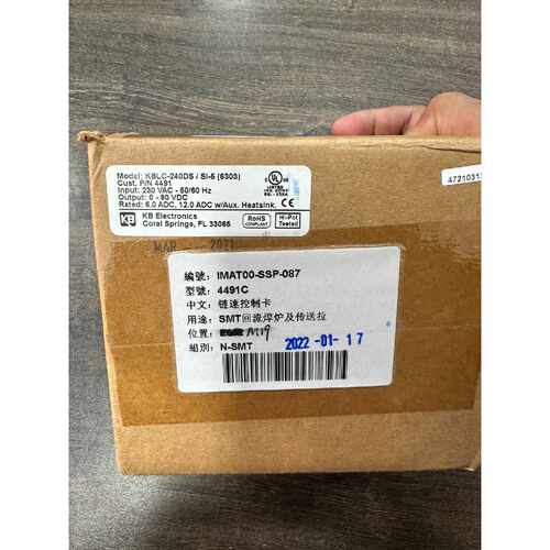 询价KBLC-240DS/SI-5回流焊运输控制卡，未使