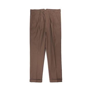 MCCEVTG 西装裤男士轻熟英伦复古商务那不勒斯坠感直筒休闲西裤男