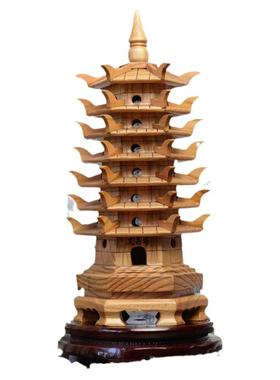 桃木文昌塔木质7层9层九层