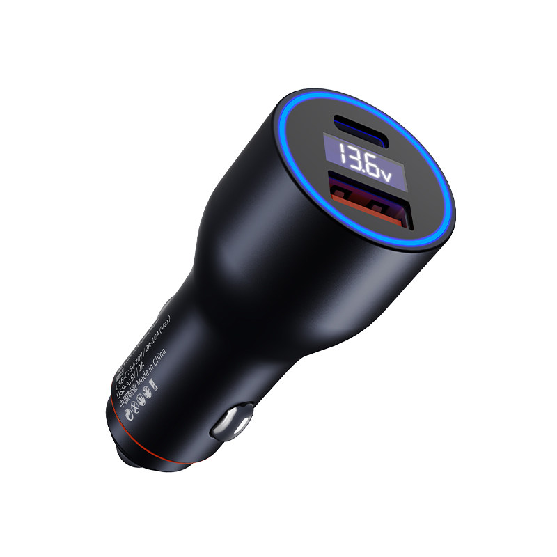 LDZM120W车载充电器适用小米17红米K70/60闪充OPPO苹果快充车充头