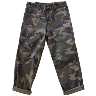 质量真心好 高弹力 法式重磅迷彩工装裤背带裤男2022新款秋装长裤