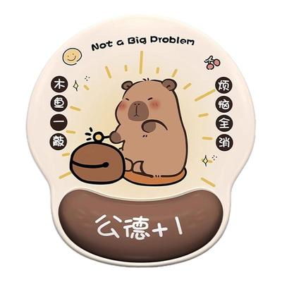 卡皮巴拉创意3D立体护腕垫办公垫