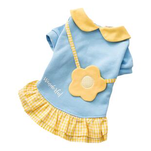 可爱公主裙猫咪衣服宠物薄款春夏装两脚衣春天幼猫奶猫小狗狗裙子