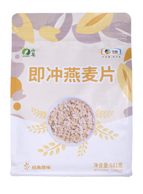 中粮山萃即食燕麦681g营养代餐