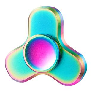 全金属指尖陀螺美国迷你小方块不锈钢手指间螺旋转手动mini小不点