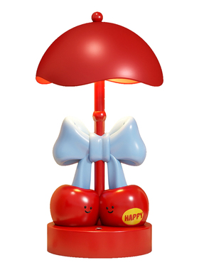 红色喜结联新婚长明灯一对