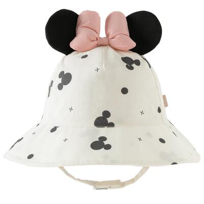 迪士尼IP戴维贝拉儿童帽子2026夏装新款女童遮阳渔夫帽米妮盆帽