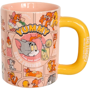 猫和老鼠联名马克杯大容量杯子家用卡通水杯早餐杯牛奶杯毕业礼物