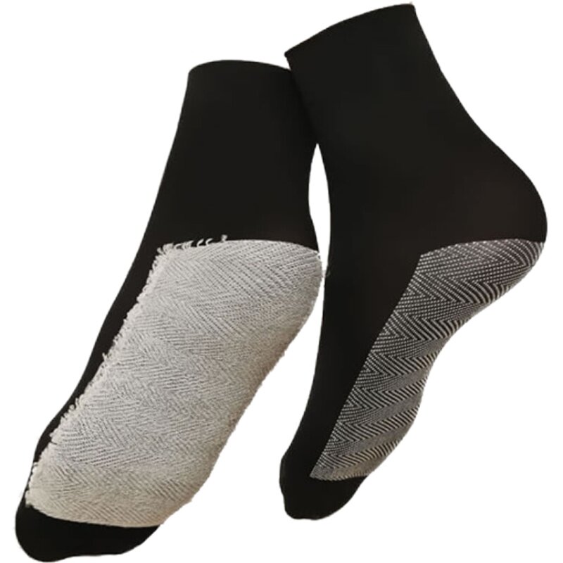 春秋短丝袜女加厚天鹅绒棉底短袜丝袜毛圈防滑松口男女袜子防勾丝