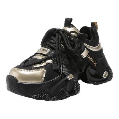 达芙妮2026冬季新款加绒老爹鞋女