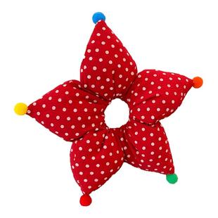 儿童格纹星星发圈女童大肠圈小女孩扎丸子头发绳女宝宝发饰头绳