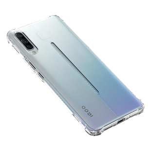 希凯适用VIVOIQOO手机壳iqoopro 5g保护套气囊透明外壳iqoo爱酷ICOO防摔全包边硅胶软男女款个性创意简约支架