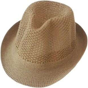 夏季薄款镂空儿童爵士帽男童防晒遮阳帽潮时尚宝宝绅士帽复古礼帽