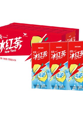 统一冰红茶柠檬味冰爽整箱