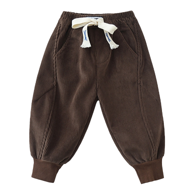 宝宝加绒裤子一体绒冬装加厚