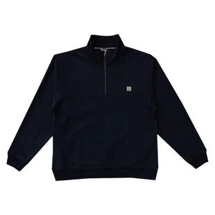 bboy嘻哈美式说唱hiphop加厚高街半拉链卫衣街头简约拉锁圆领卫衣