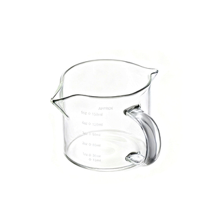 意式浓缩咖啡杯咖啡量杯玻璃带刻度咖啡萃取杯接液杯咖啡店专用杯