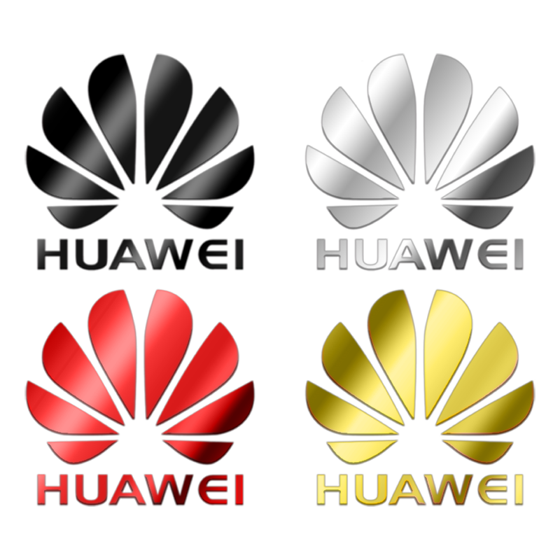 艾思度适用华为手机金属贴HUAWEI标志LOGO贴纸笔记本电脑装饰ins高颜值DIY改装贴商标镜面小众手机壳划痕贴膜