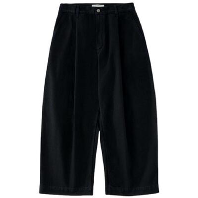 【经典款】STUDIO NICHOLSON男士垂感PUCH单褶宽松长裤牛仔裤