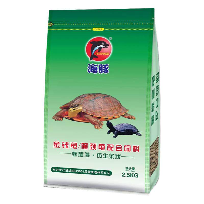 海豚黄缘龟粮金钱龟饲料补钙发色