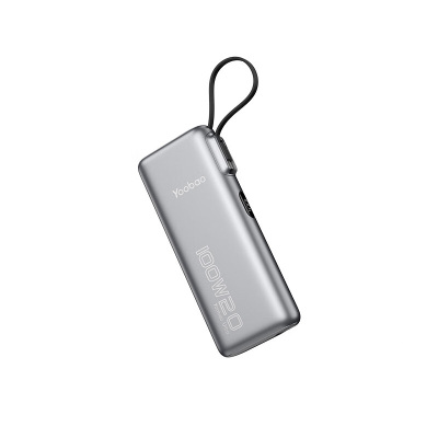 羽博充电宝自带typeC线100W快充