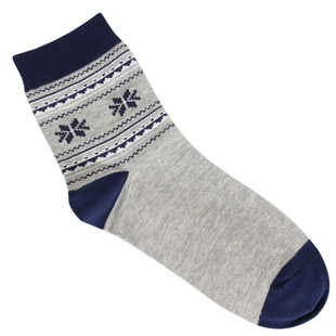 6双浪莎女袜中老年女士妈妈奶奶加棉袜100%全纯棉秋冬厚中筒袜子