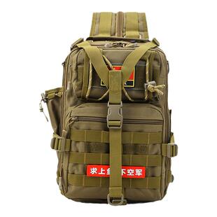 多功能路亚双肩包五金工具包防水迷彩小背包男战术单肩斜挎小包包